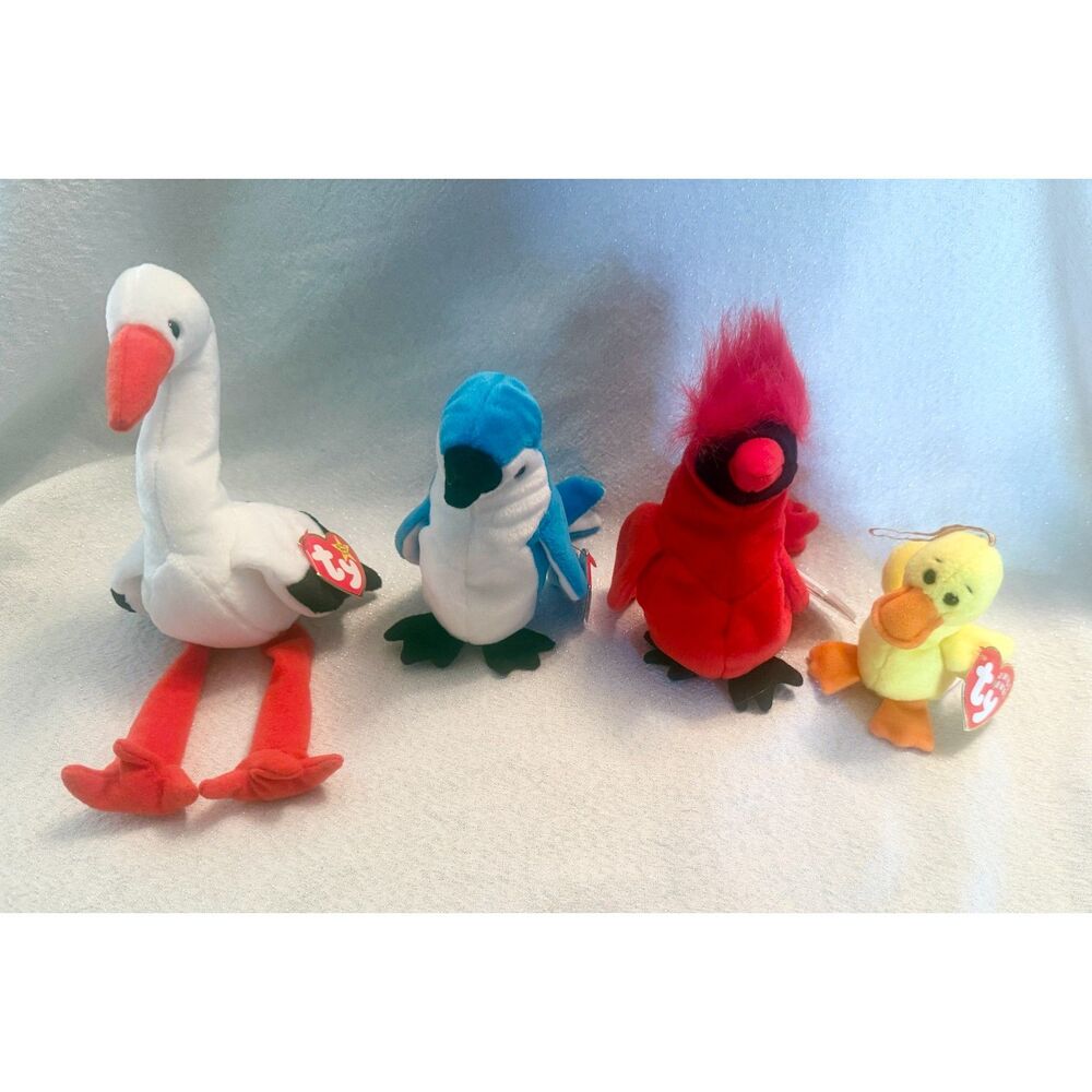 Lot of TY Beanie Baby Birds. MWMTs